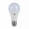 Ampoule LED E27 A60 Avec Capteur 9W Vt-2016 - Blanc Chaud - 2700k - 200 Deg V-TAC