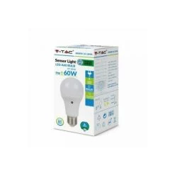 Ampoule LED E27 A60 Avec Capteur 9W Vt-2016 - Blanc Chaud - 2700k - 200 Deg V-TAC -V-TAC Soldes 38703480 3