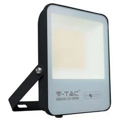 V-TAC Evolution VT-4961 Projecteur LED SMD 50W Slim Noir Super Brillant 150LM/W Blanc Chaud 3000K - SKU 5998