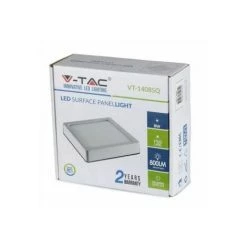 Spot LED Saillie 8W Carré Blanc Avec Transfo Vt-1408 Sq - Fs - Blanc Chaud - 3000k - 120 Deg V-TAC -V-TAC Soldes 39216570 5