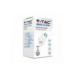 Détecteur De Présence Haute Fréquence Blanc Vt-8018 V-TAC -V-TAC Soldes 39650008 3