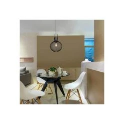 Suspension Luminaire Globe Pour Ampoule LED E27 Métallique Noire Vt-7332 V-TAC 5 Suspension Luminaire Globe Pour Ampoule LED E27 Métallique Noire Vt-7332 V-TAC -V-TAC Soldes 39908640 3