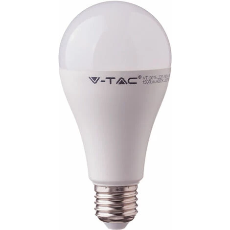 V-TAC Ampoules LED 15 Watts E27 Lampe Boule Blanc Chaud 3000K 1250 Lumen Lampe 1 V-TAC Ampoules LED 15 Watts E27 Lampe Boule Blanc Chaud 3000K 1250 Lumen Lampe