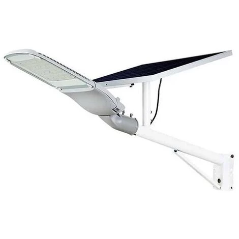 V-TAC VT-ST-300 Réverbère Solaire LED 300W Chip Samsung Avec Télécommande IR Blanc Froid 6000K Corps Blanc IP65 - 20341 1 V-TAC VT-ST-300 Réverbère Solaire LED 300W Chip Samsung Avec Télécommande IR Blanc Froid 6000K Corps Blanc IP65 - 20341