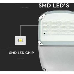V-TAC VT-ST-300 Réverbère Solaire LED 300W Chip Samsung Avec Télécommande IR Blanc Froid 6000K Corps Blanc IP65 - 20341 7 V-TAC VT-ST-300 Réverbère Solaire LED 300W Chip Samsung Avec Télécommande IR Blanc Froid 6000K Corps Blanc IP65 - 20341 -V-TAC Soldes 47367496 4