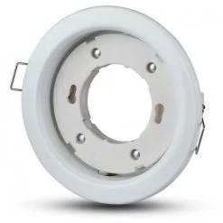 Coupelle Fixe Ronde Pour Ampoule LED Ar111 Ou GX53 Blanche Vt-715-w V-TAC