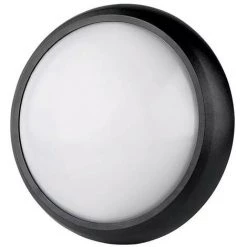 Plafonnier Extérieur Noir IP54 12W Equi 60W V-TAC | Température De Couleur: Blanc Chaud 3000K