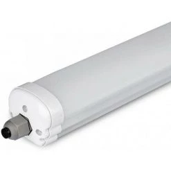 V-TAC Etanche LED 150cm 48W IP65, Plastique Et Autres Matériaux, T5, 48 W, Blanc - Lot De 12 Pieces (6286 VT-1574 X 12)