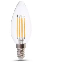 V-TAC Ampoule LED E14 6W Filament Eq 45W | Température De Couleur: Blanc Chaud 2700K