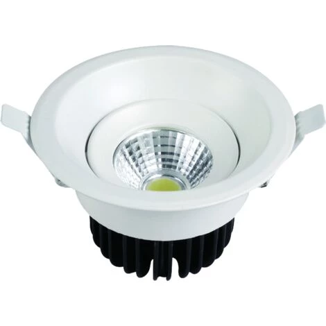 V-TAC Spots LED Encastrables COB 8W - Rond - Blanc Froid 1 V-TAC Spots LED Encastrables COB 8W - Rond - Blanc Froid