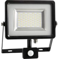 V-TAC Projecteur LED 50W - PIR Avec Détécteur - Blanc Froid
