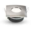 V-TAC Montage Pour Spots LED GU10 Satin Nickel Matt Carré
