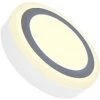 V-TAC Mini Panneau Twin LED 8W 230V - Rond - Blanc Chaud