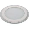 V-TAC Mini Panneau Encastrable LED 12W - En Verre Rond - Blanc Chaud