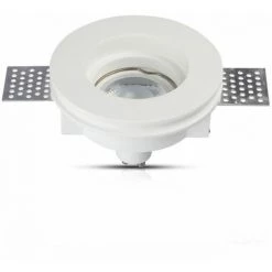 V-TAC Spot LED Encastré Rond GU10 Et GU5.3 (MR16) Corps En Plâtre Blanc -V-TAC Soldes 56813060 5