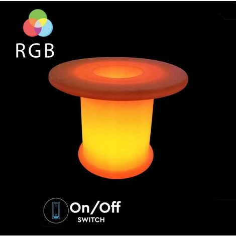 V-TAC Table LED RGB 6W Avec Télécommande IR 24 Touches Et Alimentation IP67 à Intensité Variable 3 V-TAC Table LED RGB 6W Avec Télécommande IR 24 Touches Et Alimentation IP67 à Intensité Variable – Image 3