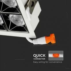 V-TAC Encastré 16W (4 * 4W) Projecteur LED à Puce Samsung UGR 90 -V-TAC Soldes 56813114 3