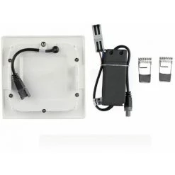 V-TAC Mini Panneau LED 24W Puce Samsung Carré Encastré 3000K -V-TAC Soldes 56813185 5