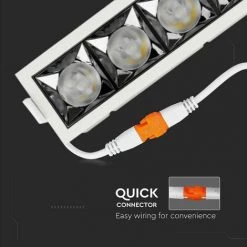 V-TAC Encastré 20W (5 * 4W) Projecteur LED à Puce Samsung UGR 90 -V-TAC Soldes 56813190 3