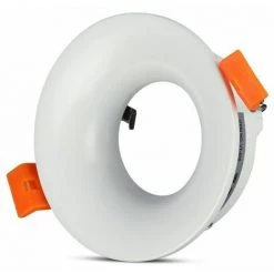 V-TAC Support De Spot Encastrable LED Rond GU10 Couleur Blanche