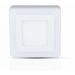 V-TAC 18W + 4W Double Panneau LED Montage En Surface 4500K Carré