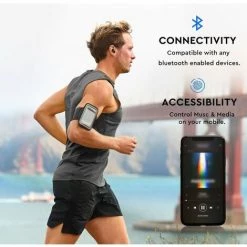 V-TAC Oreillette Bluetooth 55mAh Couleur Noire -V-TAC Soldes 56813238 5