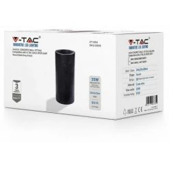 V-TAC Applique LED Ronde G10 (Max 2*35W) En Béton Gris Foncé IP20 -V-TAC Soldes 56813245 4