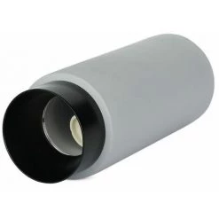 V-TAC Spot LED GU10 Corps En Plâtre Cylindre Gris Avec Base Métallique Noire -V-TAC Soldes 56813292 4