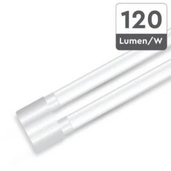 V-TAC Tube LED Double 18W 60cm En Nanoplastique 120LM/W 4000K -V-TAC Soldes 56813324 3