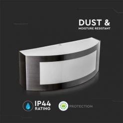 V-TAC Applique LED Ronde Avec Douille E27 (Max 15W) Couleur Gris IP44 -V-TAC Soldes 56813350 4