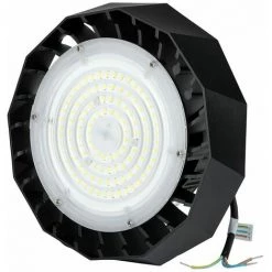 V-TAC Cloche Industrielle Puce LED Samsung 100W 120LM/W UFO Avec Driver Samsung Couleur Noir 90° 4000K IP65 Dimmable (1-10V)