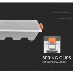 V-TAC Mini Panneau LED Linéaire 30W Encastré 430 * 45 * 72mm Couleur Blanche 4000K -V-TAC Soldes 56813445 4