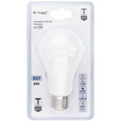 V-TAC Ampoule LED E27 11W A60 6400K (Blister 1 Pièce)