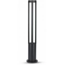 V-TAC Lampe De Jardin LED Fixation Au Sol LED COB 10W Couleur Noire H: 80cm 6400K IP65