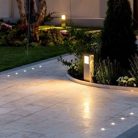 V-TAC Lampe De Jardin LED 12W En Béton Gris Foncé IP65 5 V-TAC Lampe De Jardin LED 12W En Béton Gris Foncé IP65 – Image 5