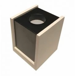 V-TAC Support De Projecteur LED Carré à Montage En Surface GU10 Et GU5.3 (MR16) Corps En Plâtre Blanc Base Noire