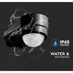 V-TAC Détecteur De Mouvement Infrarouge 240° Montage Mural Angulaire Couleur Noir 7 V-TAC Détecteur De Mouvement Infrarouge 240° Montage Mural Angulaire Couleur Noir -V-TAC Soldes 56839699 3