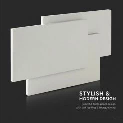 V-TAC Applique LED Rectangulaire Formes Superposées 12W Couleur Gris 4000K IP20 -V-TAC Soldes 56839719 3