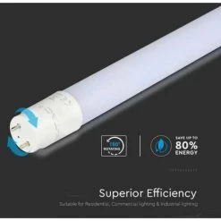 V-TAC Tube LED Puce Samsung T8 7.5W G13 60cm Nanoplastique Rotatif 3000K 110 LM/W -V-TAC Soldes 56839764 4