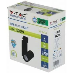 V-TAC Rail D'éclairage LED 15W Couleur Noire 6400K CRI> 95 7 V-TAC Rail D'éclairage LED 15W Couleur Noire 6400K CRI> 95 -V-TAC Soldes 56839770 3
