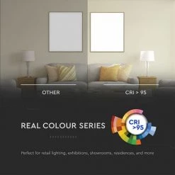 V-TAC Rail D'éclairage LED 15W Couleur Noire 6400K CRI> 95 9 V-TAC Rail D'éclairage LED 15W Couleur Noire 6400K CRI> 95 -V-TAC Soldes 56839770 5