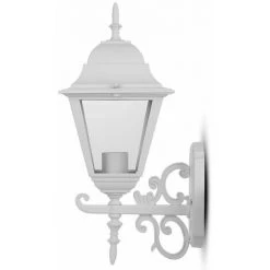 V-TAC Lanterne Murale LED Avec Douille E27 (Max 60W) Vers Le Haut Couleur Blanc Opaque IP44 -V-TAC Soldes 56839876 5