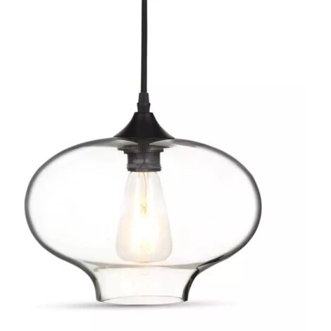 V-TAC Lustre LED Ampoule En Verre Avec Douille E27 (max 60W) Couleur Transparente 2 V-TAC Lustre LED Ampoule En Verre Avec Douille E27 (max 60W) Couleur Transparente – Image 2