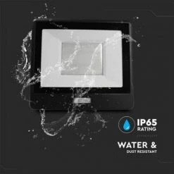 V-TAC Phare LED à Puce Samsung 50W Avec Capteur PIR 1m De Câble Couleur Noire 4000K IP65 -V-TAC Soldes 56839964 5