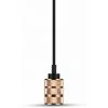 V-TAC Lustre LED En Métal Avec Douille E27 (max 60W) Couleur Or Rose