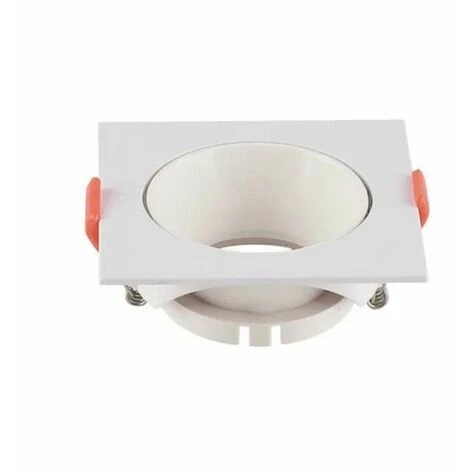 V-TAC Spot LED Encastré Carré GU10 Couleur Blanche 1 V-TAC Spot LED Encastré Carré GU10 Couleur Blanche