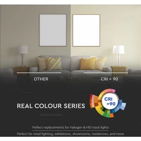 V-TAC Samsung Puce LED Spot Linéaire Réglable Rail 25W UGR 90 3 V-TAC Samsung Puce LED Spot Linéaire Réglable Rail 25W UGR 90 – Image 3