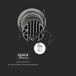 V-TAC COB LED Downlight Pour Hôtel 35W Réglable De 27° 4000K CRI > 95 -V-TAC Soldes 56847959 5