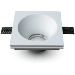 V-TAC Spot LED Encastrable Carré GU10 Et GU5.3 (MR16) Corps En Plâtre Blanc -V-TAC Soldes 56847982 5