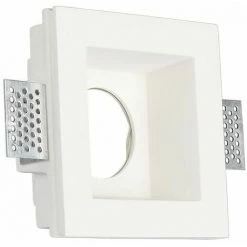 V-TAC Spot LED Encastrable Carré GU10 Et GU5.3 (MR16) Corps En Plâtre Blanc